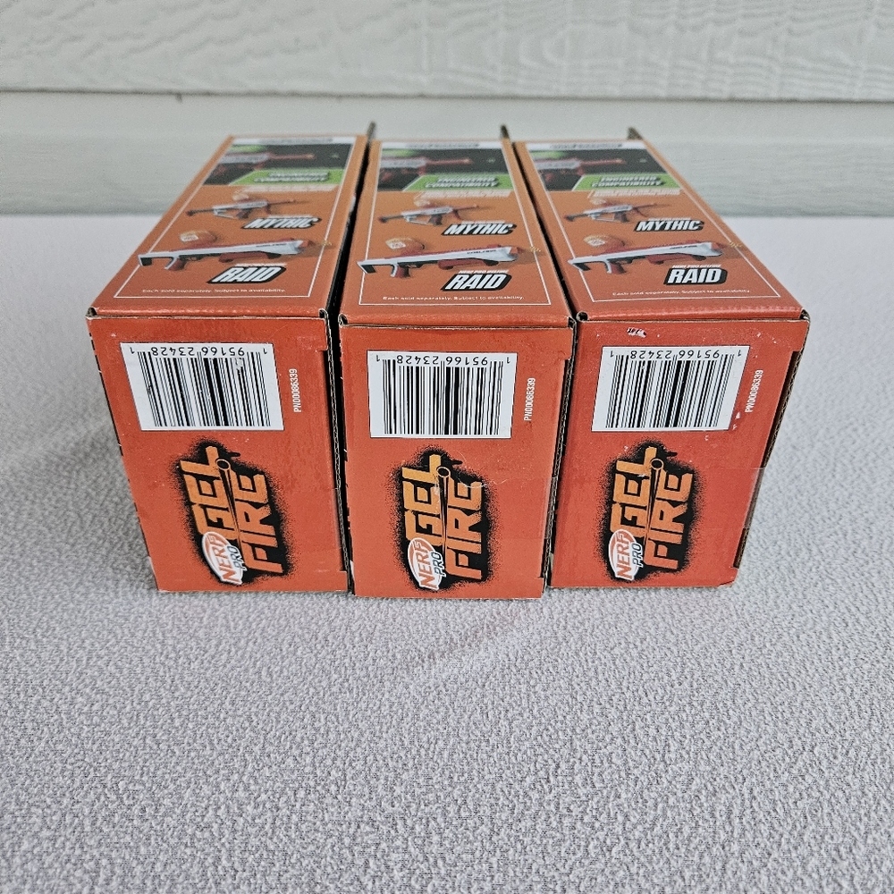 Nerf Pro Gel Fire Nightfall Hopper Hasbro 5,000 Rounds x 3 Pack Glow in Dark - Picture 6 of 6